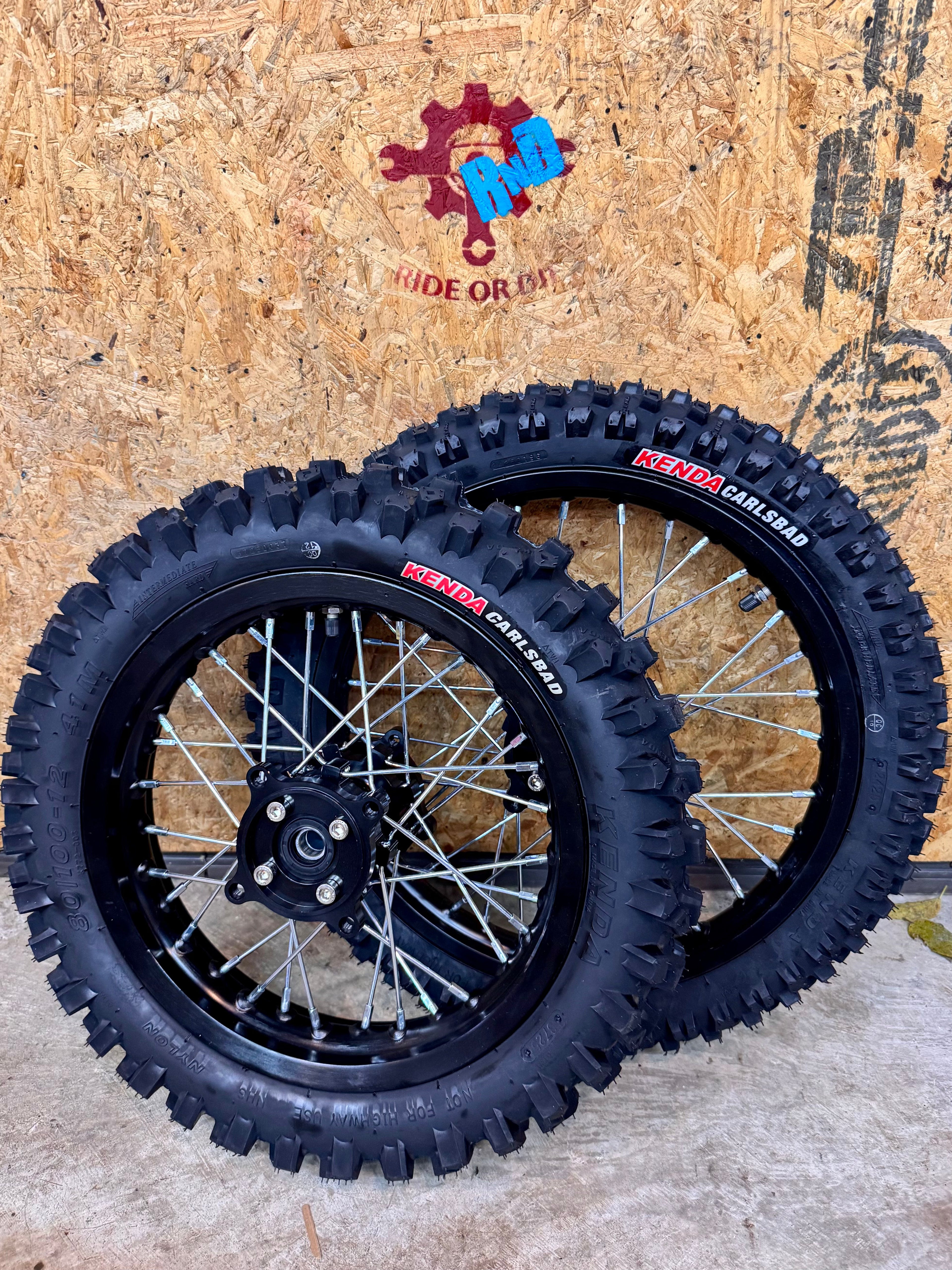 Tuttio Soleil01 14" Front Pitbike Wheel Kit