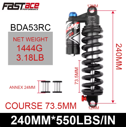 Fastace BDA53RC Rear Shock