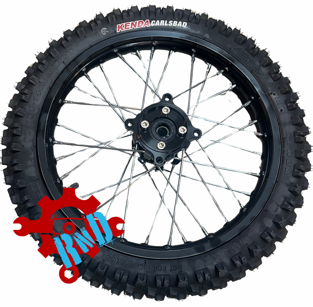 Tuttio Soleil01 14" Front Pitbike Wheel Kit